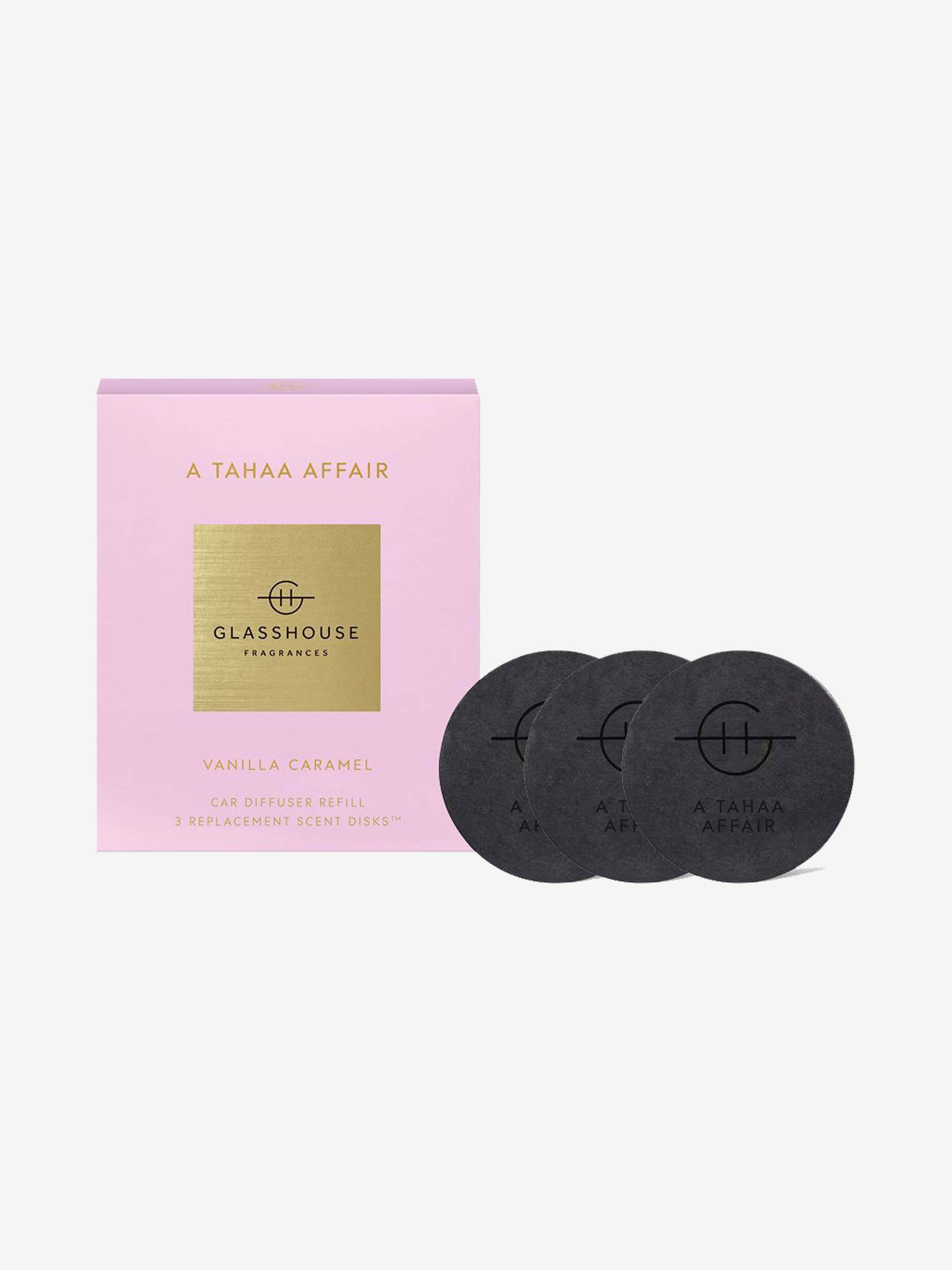 Glasshouse Fragrances Car Diffuser Refill 3 Pack