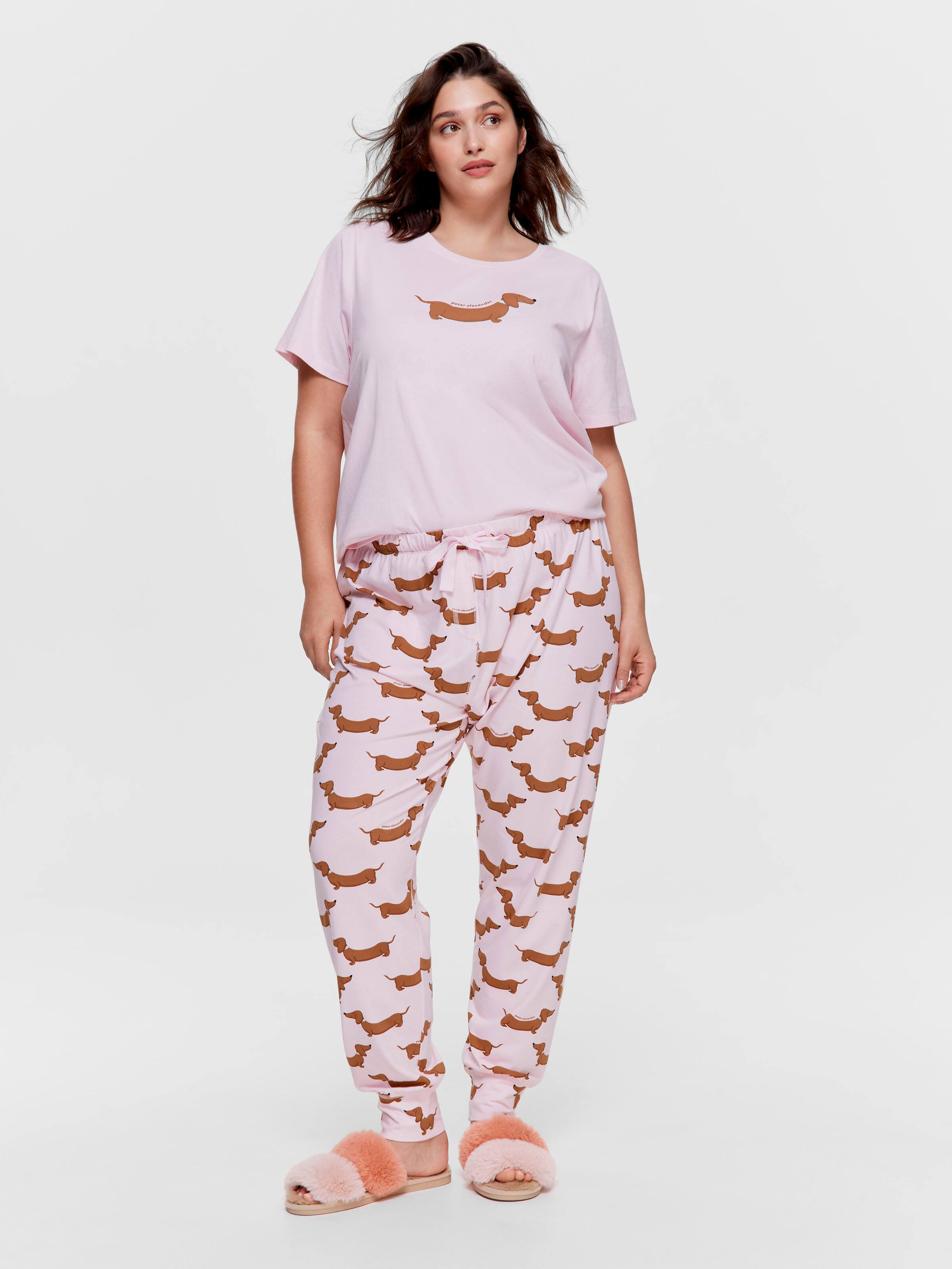 P.A. Plus Pink Penny Dog Easy Pj Pant